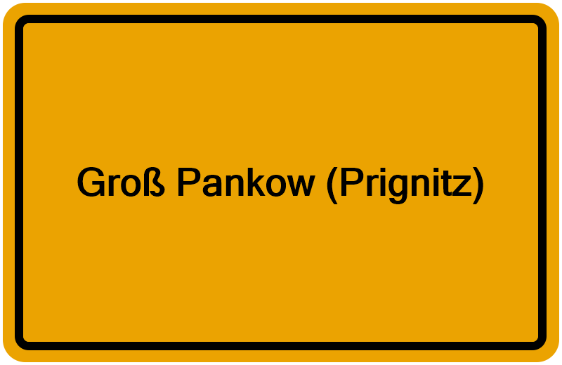 Handelsregister Groß Pankow (Prignitz)